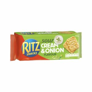 Ritz Sour Cream and Onion Crackers 100gr