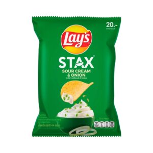 Lay's Stax Potato Chips Sour Cream and Onion Flavor 44gr