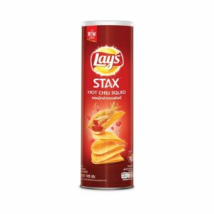 Lay's Stax Hot Chili Squid Potato Chips