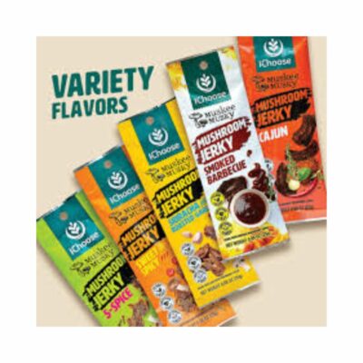 Mushroom Jerky Mix Variety Flavor 25g