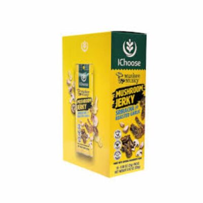 Mushroom Jerky Sriracha and Roasted Garlic 25g