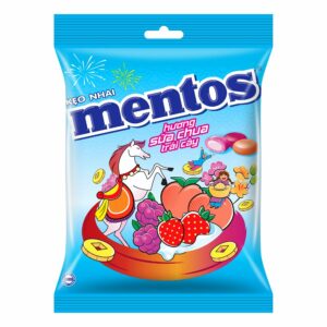 Mentos Fruit Yogurt Chewables 221.4g x 24 Bags