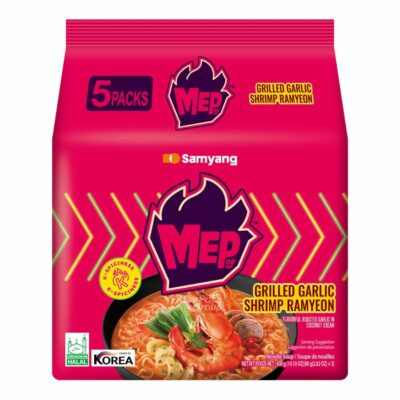 Samyang Grilled Garlic Shrimp Ramen 80g