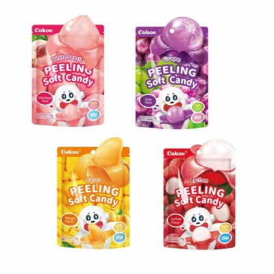 Cokoc Peach Flavored Peeled Gummy Candy 75g